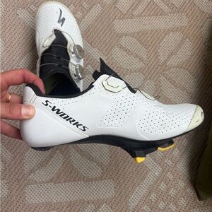 Specialized S-Works White Cycling Shoes Size 38